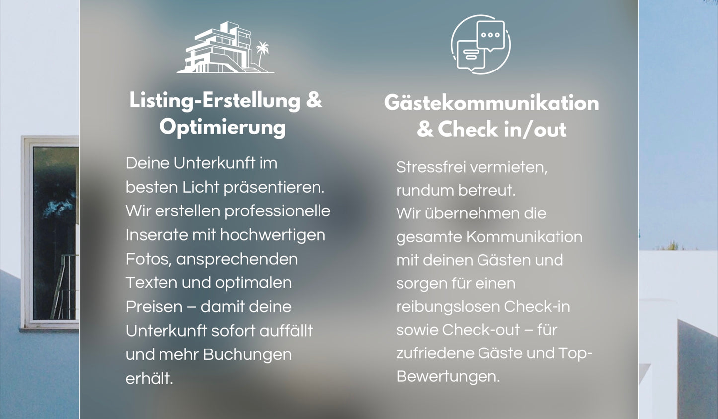 Airbnb Premiumverwaltung – Rundum-Service & Umsatzoptimierung