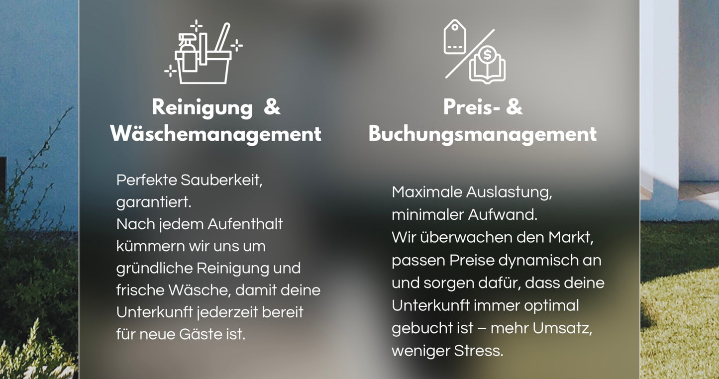 Airbnb Premiumverwaltung – Rundum-Service & Umsatzoptimierung